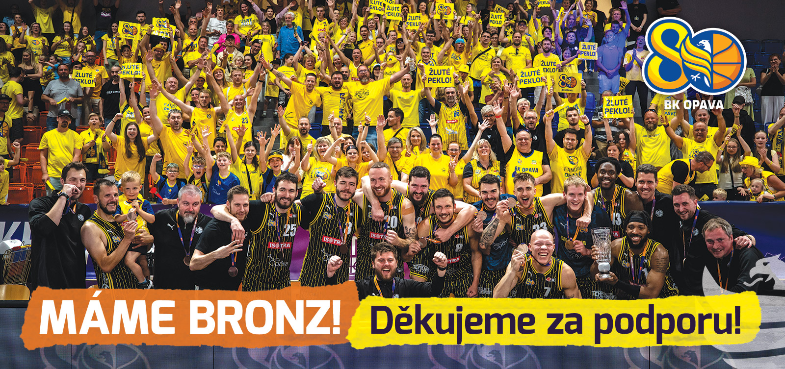 MÁME BRONZ – DĚKUJEME ZA PODPORU!
