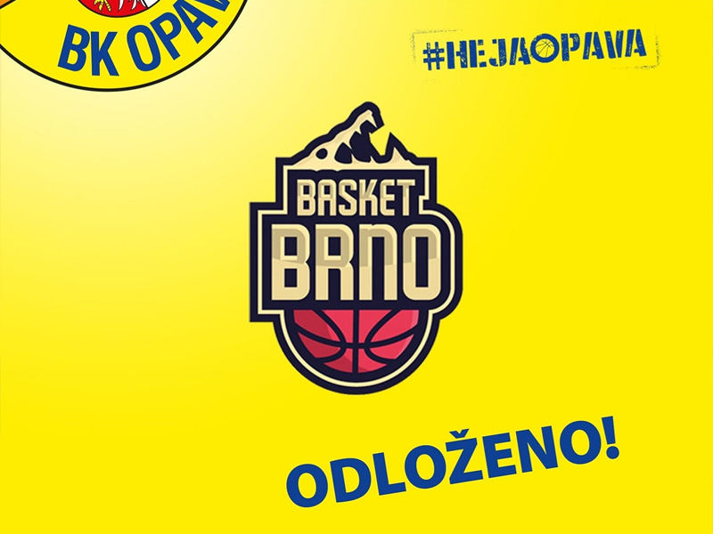 Utkání s Brnem odloženo