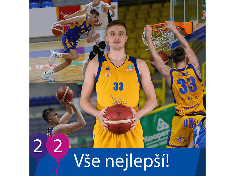 Jakub Slavík dnes slaví 22. narozeniny