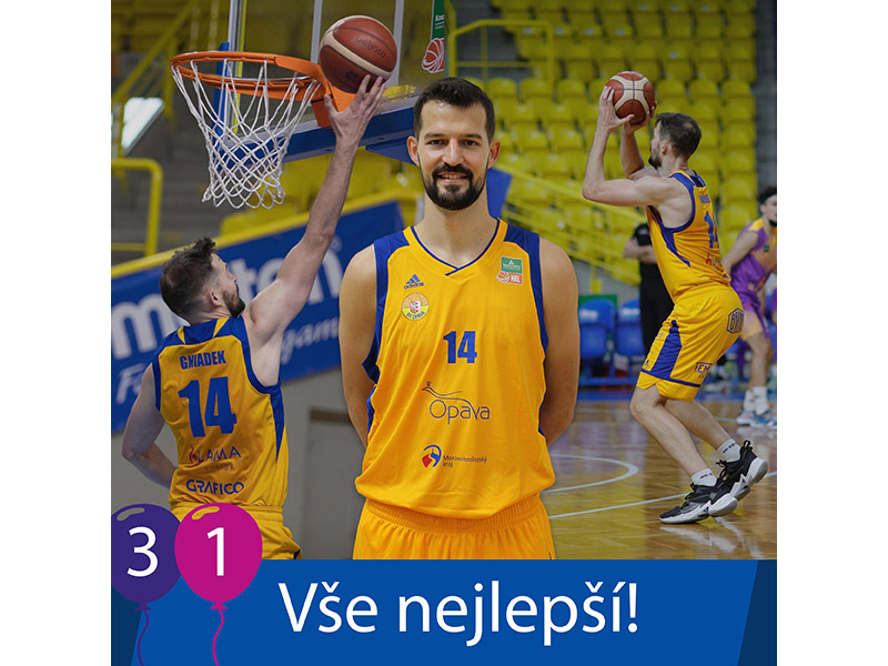 Martin Gniadek slaví 31. narozeniy