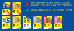 Předprodej vstupenek na FIBA Europe cup zahájen