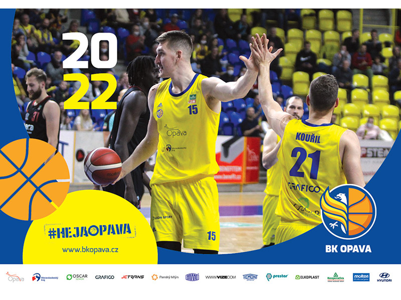 Kalendář BK Opava 2022