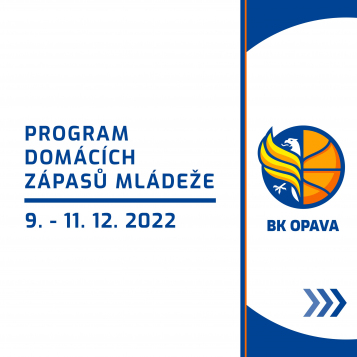 Program domácích víkendových zápasů mládeže