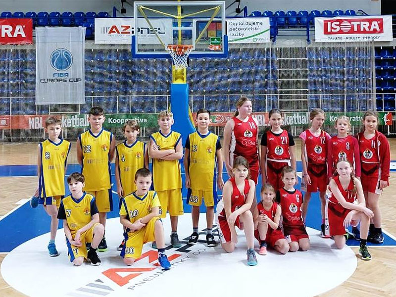 Přátelský zápas U10 s týmem Basketbal Opava 2010