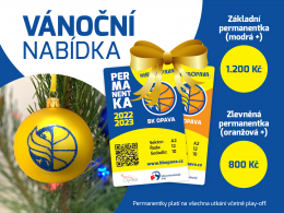 Permanentka na basket jako vánoční dárek