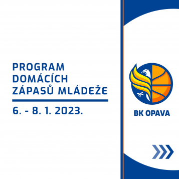 Přehled domácích zápasu naší mládeže 6.-8.1.2023