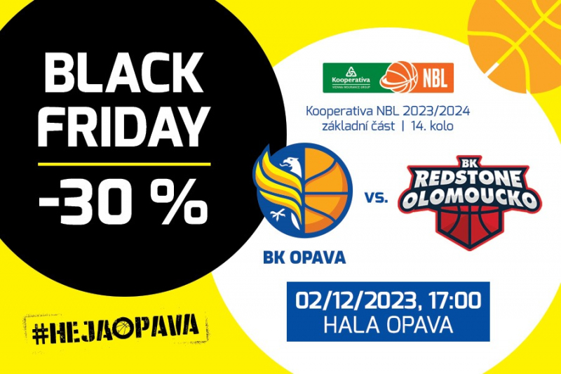 Black friday -30 % na vstupenky s Olomouckem