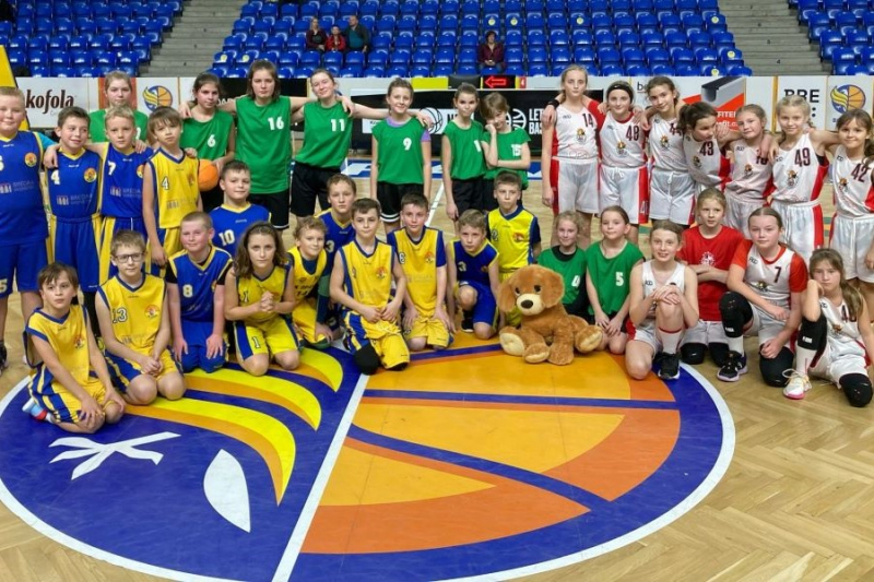 Mini basketbal v Opavě. Hala hostila turnaj nejmenších