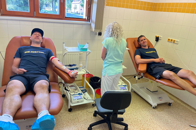 Opavští basketbalisté darovali krev. Premiantem Lumír Sedláček