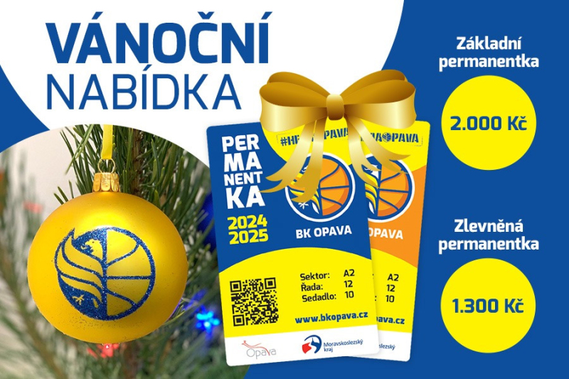 Permanentka na sezónu 2024/2025 jako vánoční dárek