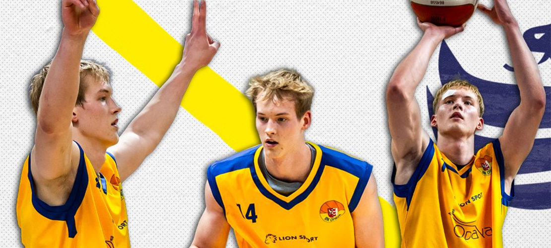 David Motyčka podepsal první profesionální smlouvu s BK Opava
