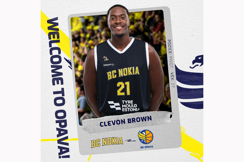 BK Opava hlásí posilu pod koš! Přichází Američan Clevon Brown