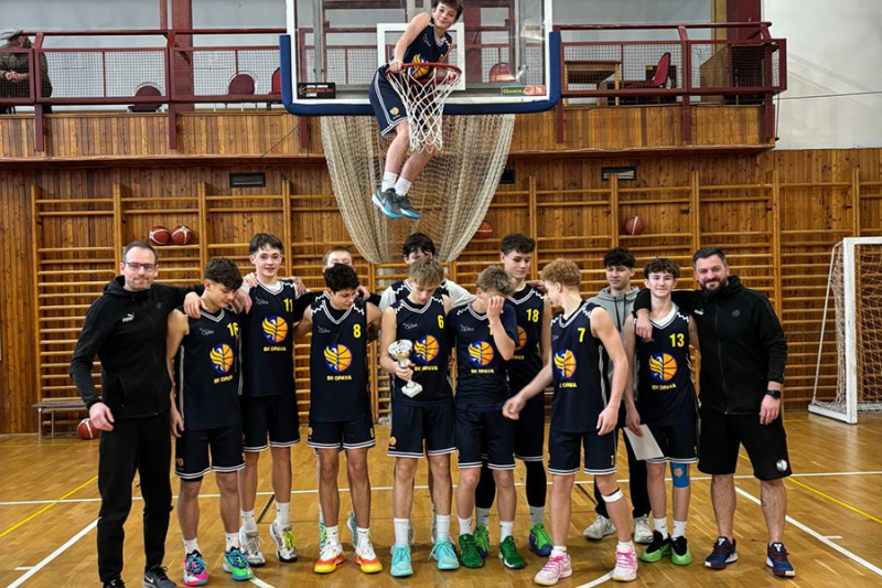 Starší žáci Opavy ovládli mezinárodní turnaj CEYBL v Brandýse